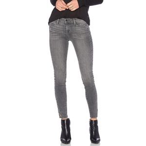 Frame Denim Le Skinny de Jeanne Side Step Hem Ankle Skinny Jeans